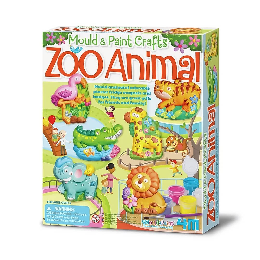 Mould & Paint de los animales del Zoo