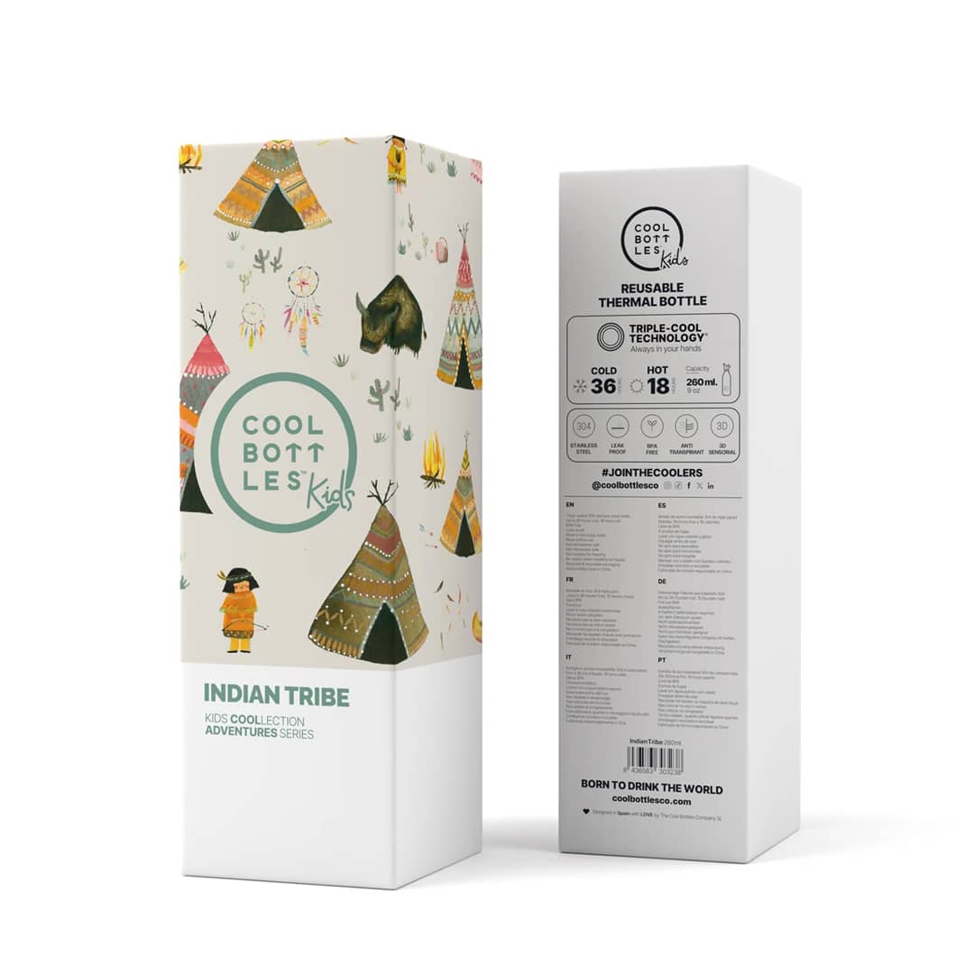 The Kids Bottle - Indian Tribe 260ml - Imagen 3