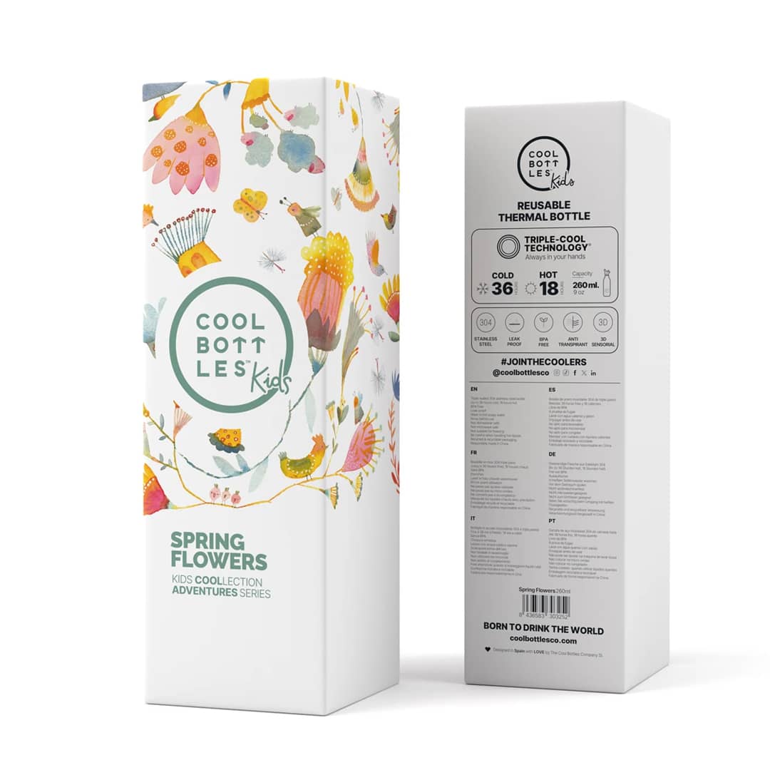 The Kids Bottle - Spring Flowers 260ml - Imagen 3