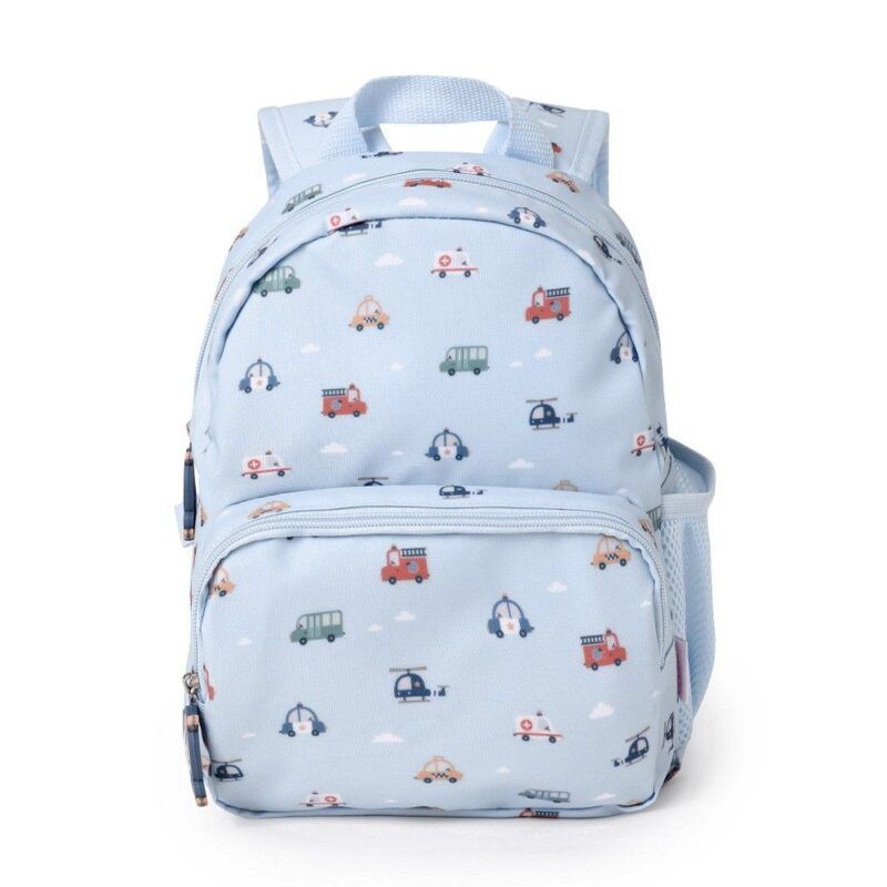 Mochila Infantil City Cars Personalizable