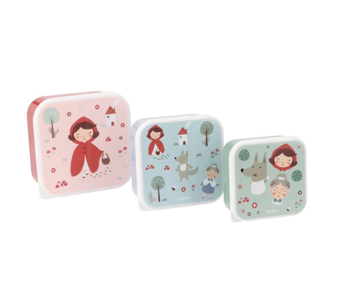 3 Cajas Almuerzo Little Red