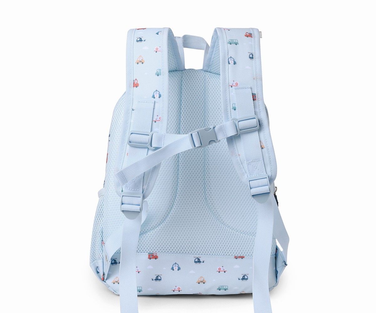 Mochila Mediana City Cars + Llavero Personalizable - Imagen 3