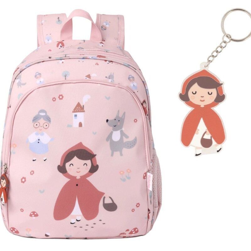 Mochila Mediana Little Red + Llavero Personalizable