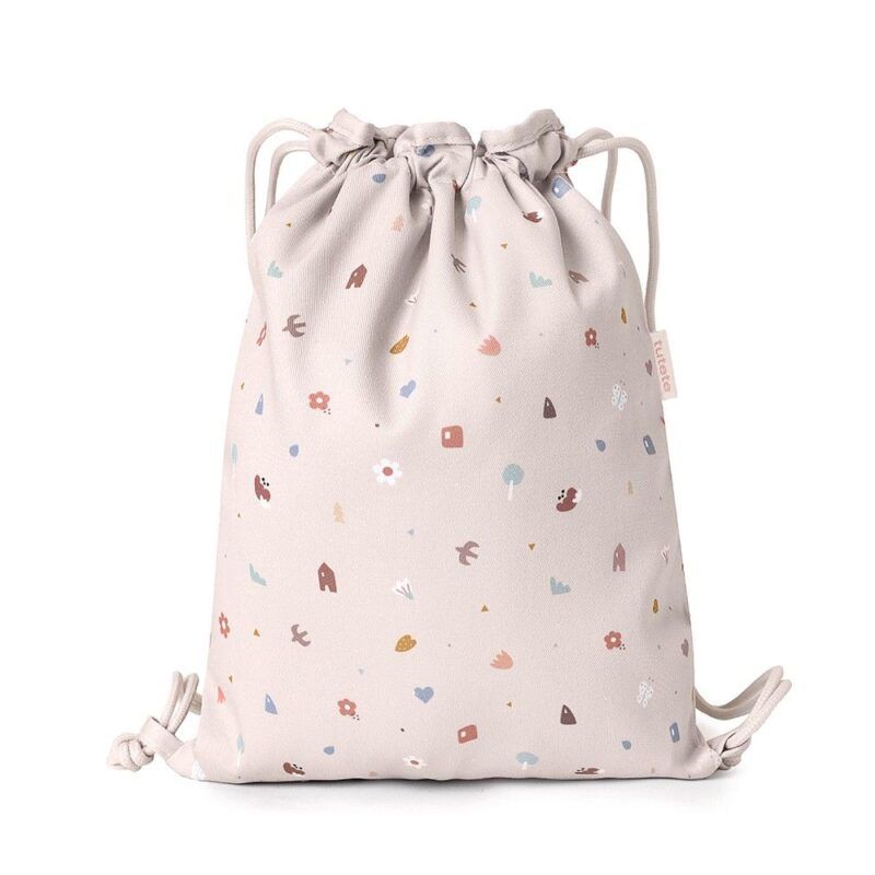 Mochila Saco Tela Geometric Nature Personalizable