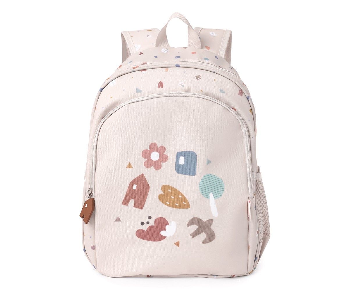 Mochila Mediana Geometric Nature + Llavero Personalizable - Imagen 2