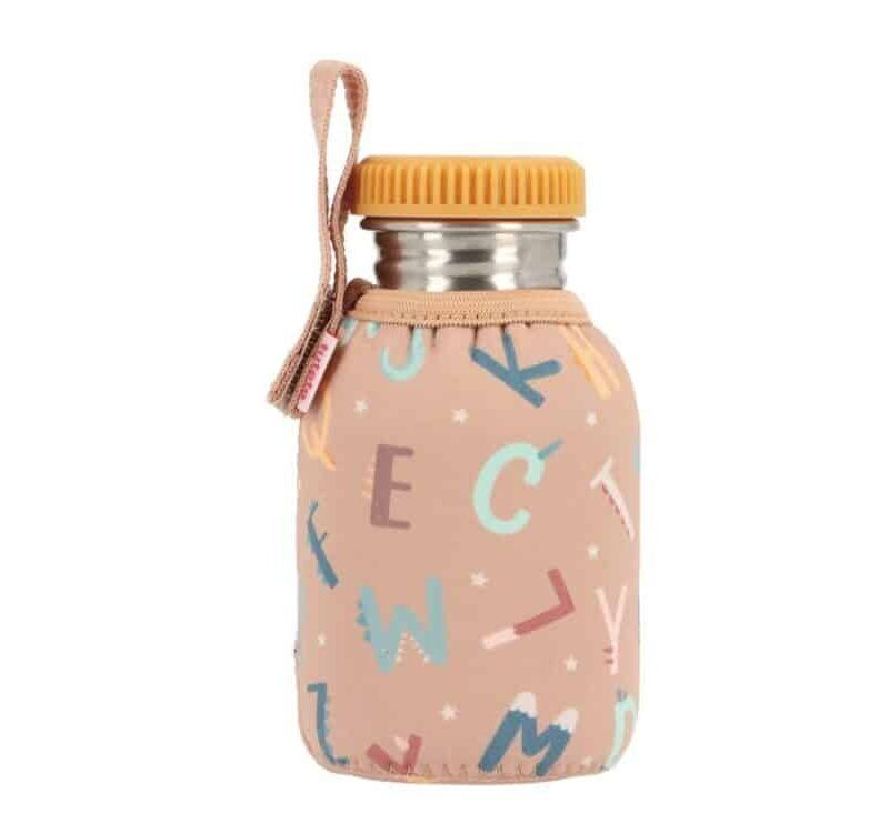 Botella Acero con Funda Funny Letters 350ml