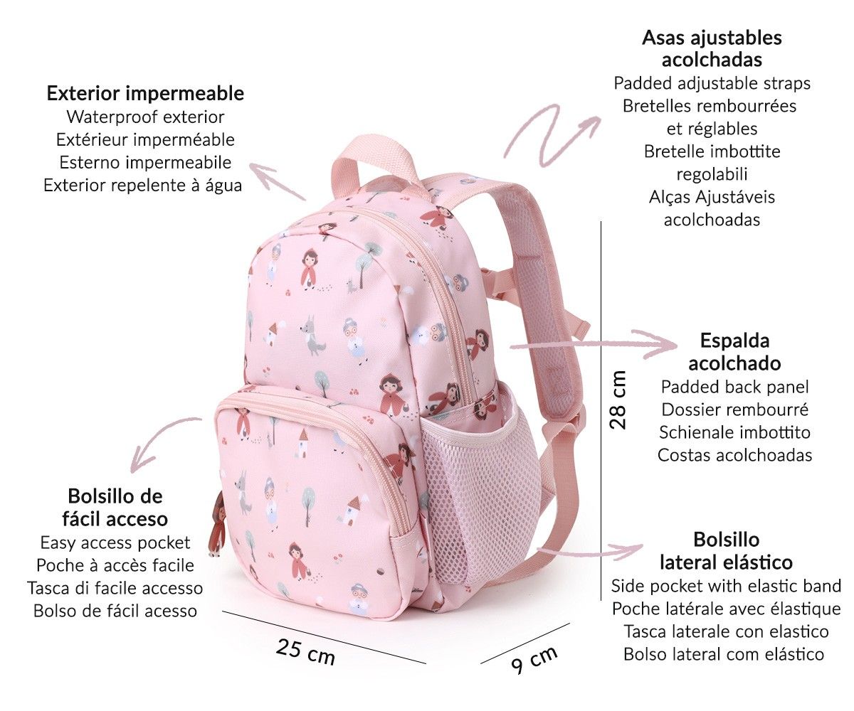 Mochila Infantil Little Red Personalizable - Imagen 2