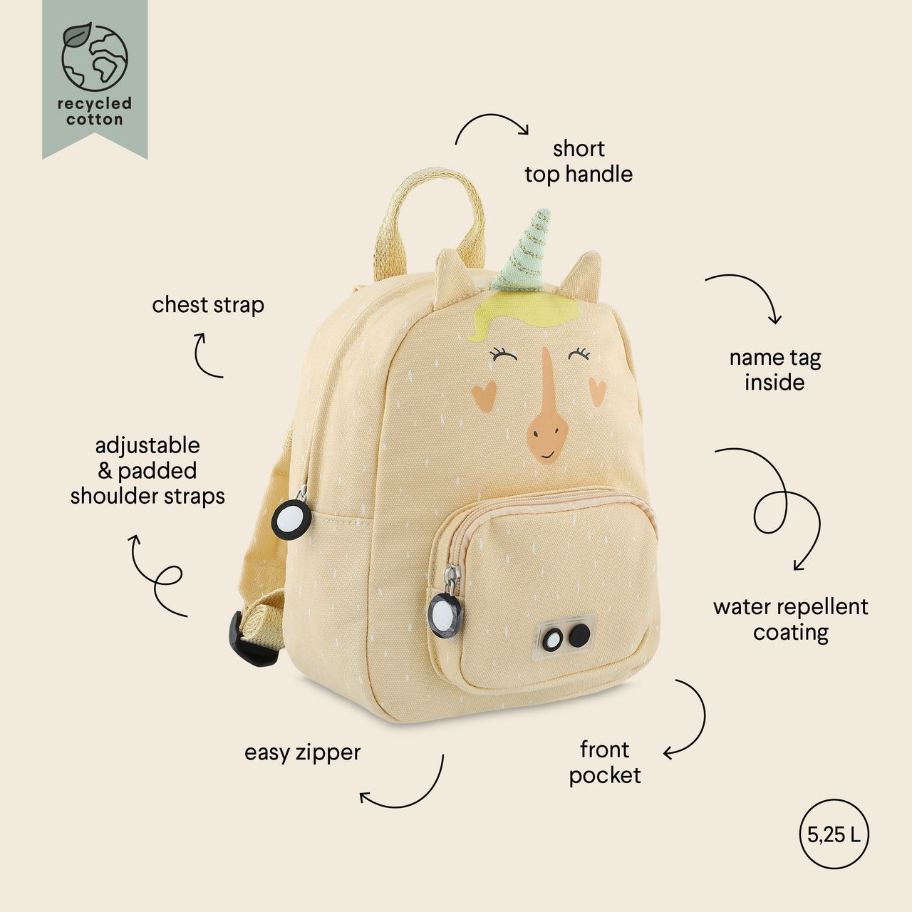 Mochila pequeña - Mrs. Unicorn - Imagen 3