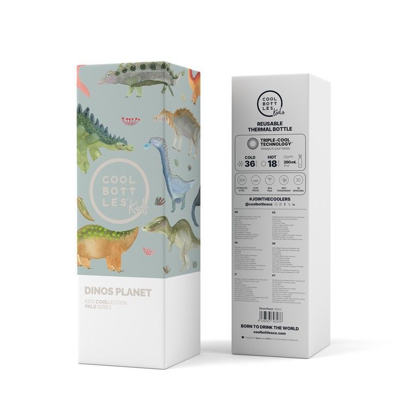 The Kids Bottle - Dinos Planet 260ml - Imagen 2