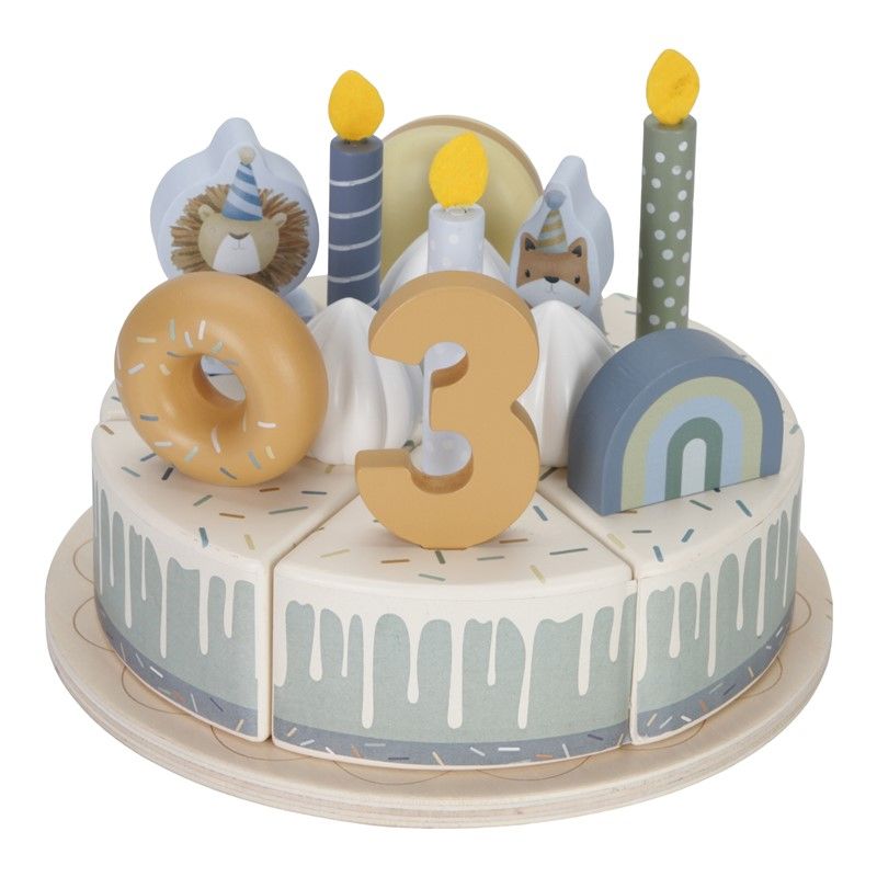 PASTEL DE CUMPLEAÑOS AZUL - Imagen 2