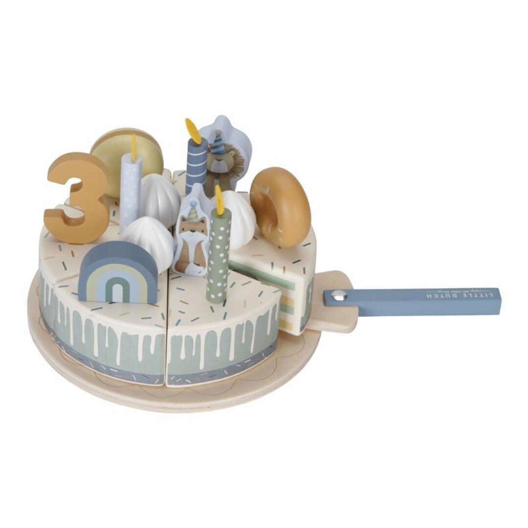 PASTEL DE CUMPLEAÑOS AZUL - Imagen 3