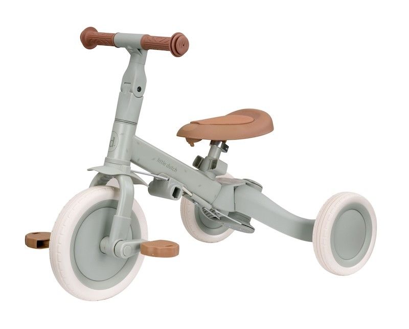 TRICICLO CON BARRA VERDE LITTLE DUTCH - Imagen 7