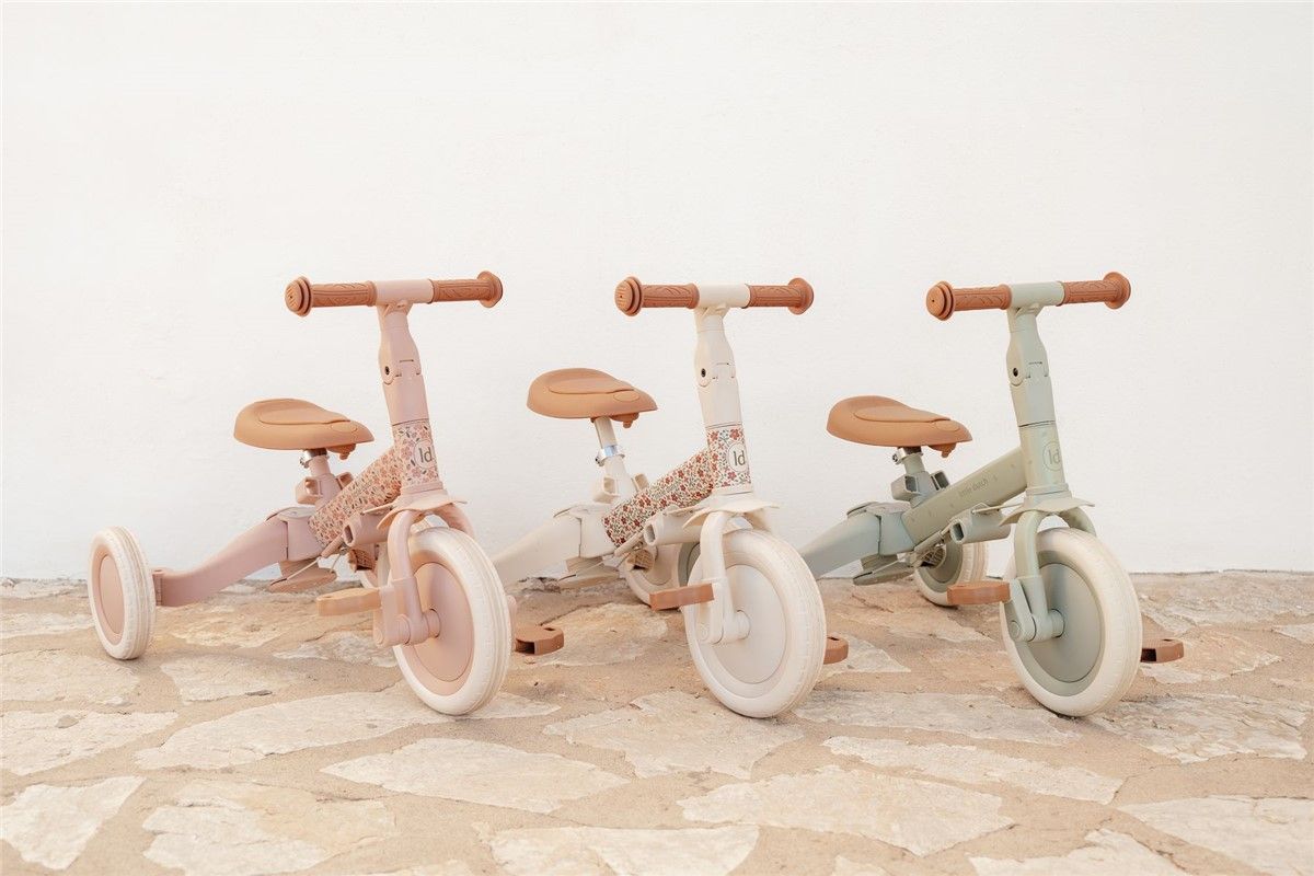 TRICICLO CON BARRA VERDE LITTLE DUTCH - Imagen 5