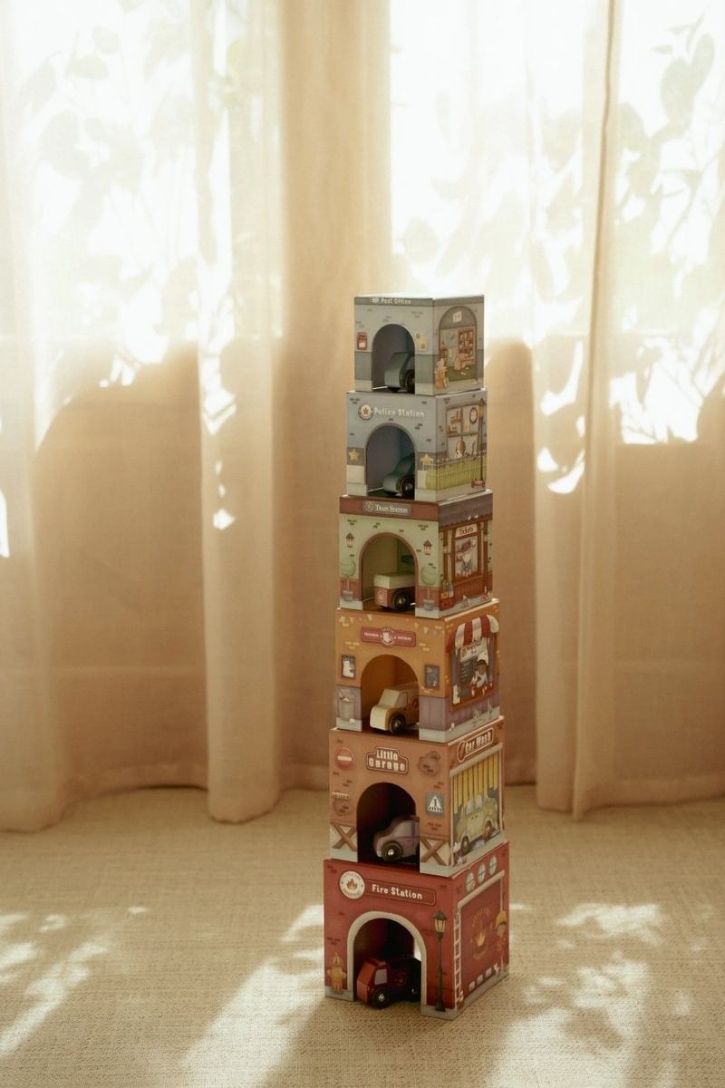 TORRE ENCAJABLE CIUDAD CON COCHES - Imagen 4
