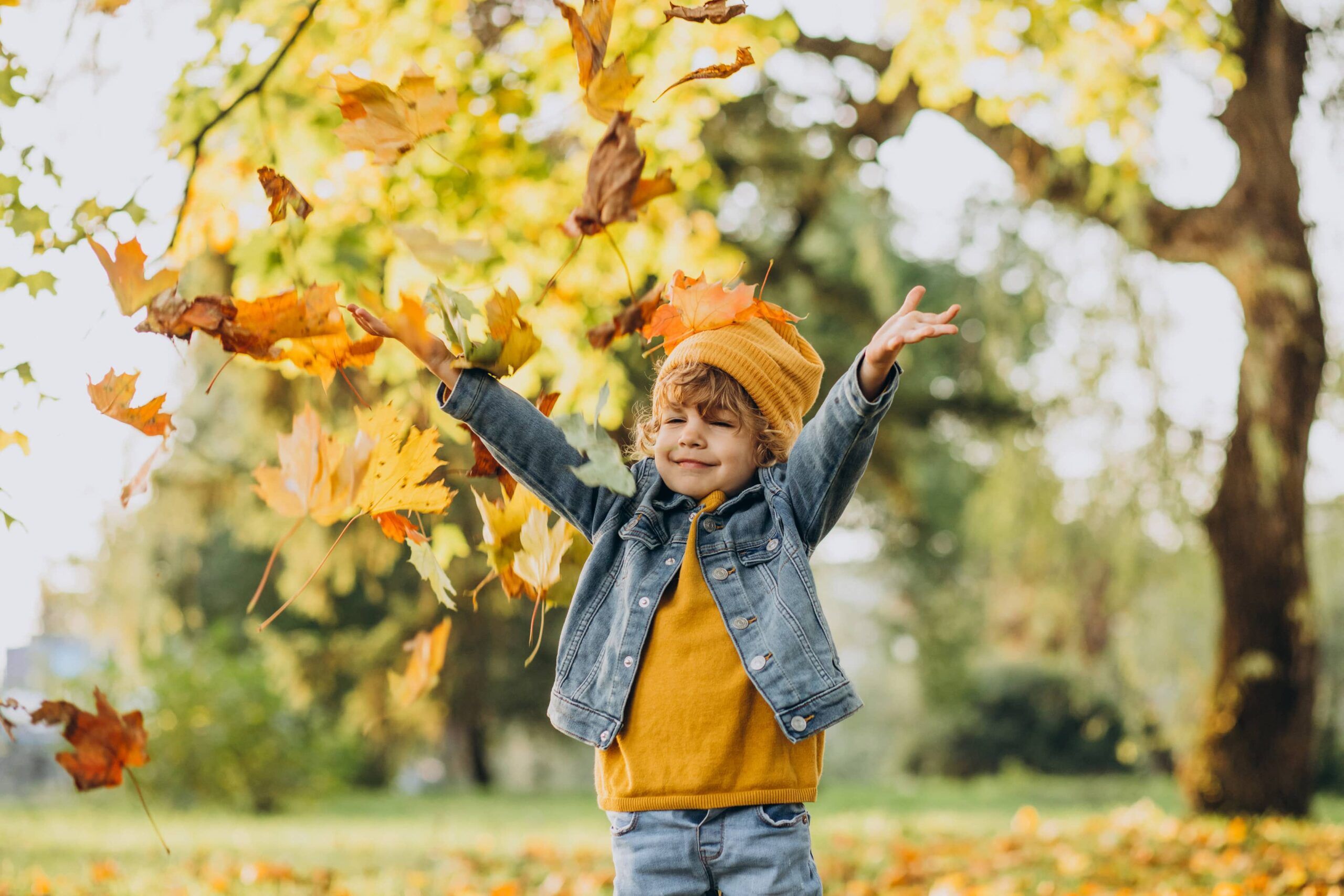 como vivir el otoño con los más pequeños