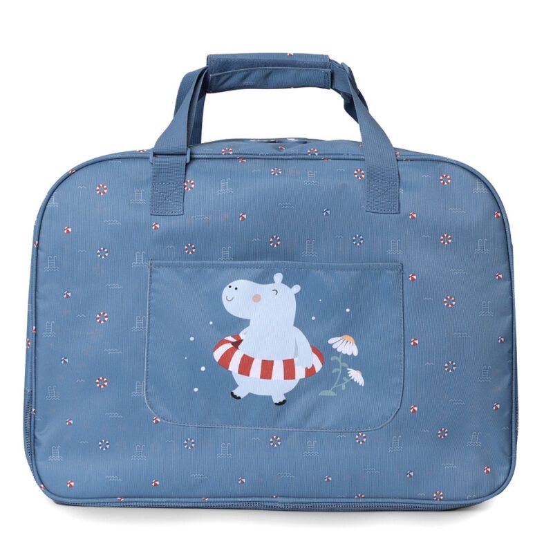 Bolso de Playa con Rejilla Hippos