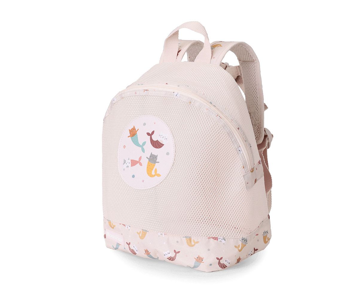 Mochila Infantil Antiarena Mermaid Cats - Imagen 2