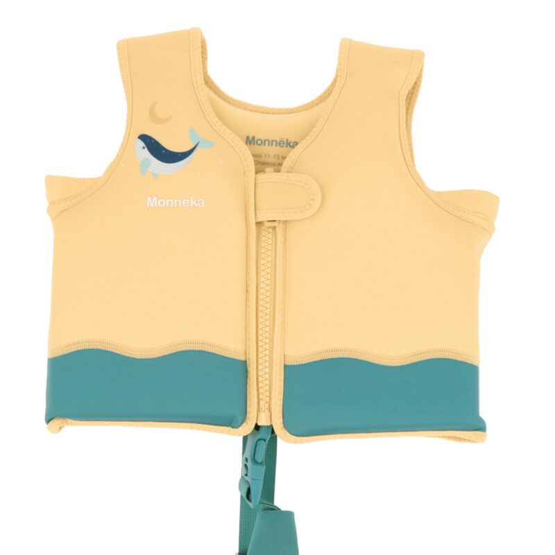 Chaleco Flotador Aprendizaje Whale Teal Tallas 2-3 y 3-6