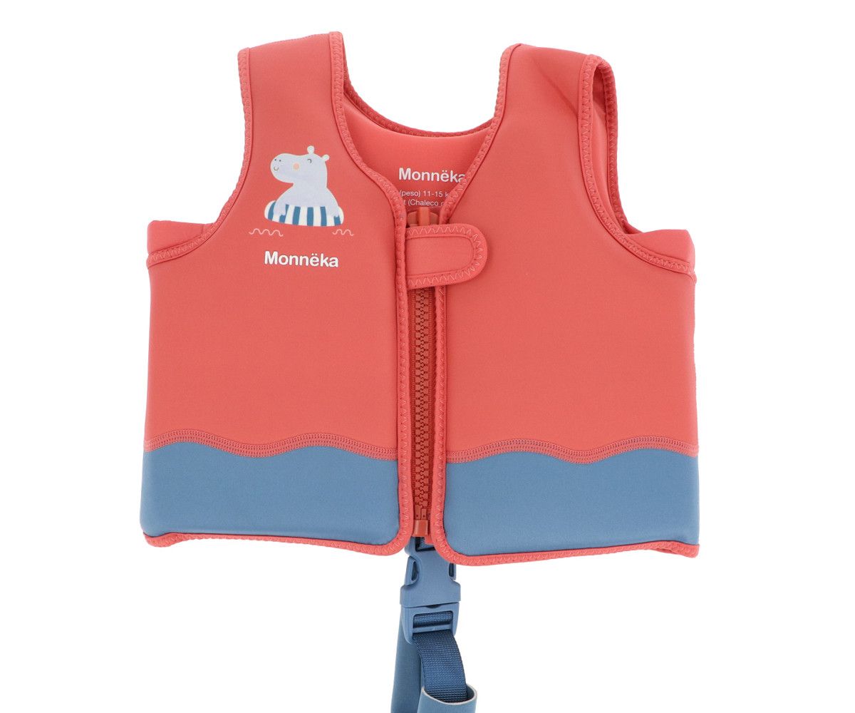 Chaleco Flotador Aprendizaje Hippos Tallas 2-3 y 3-6