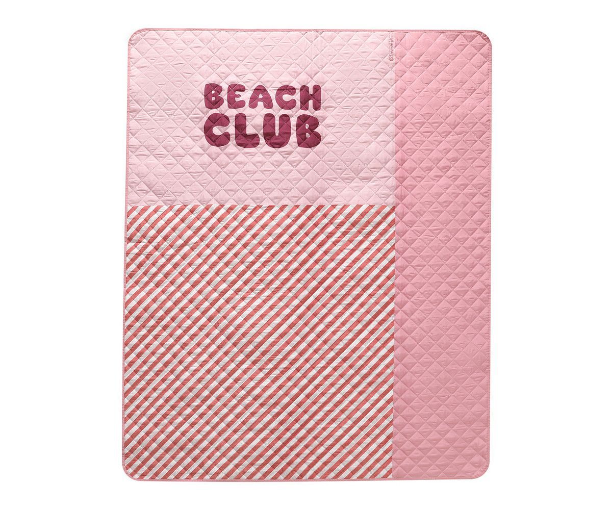 Manta Picnic Stripes Bloom & Blush - Imagen 2